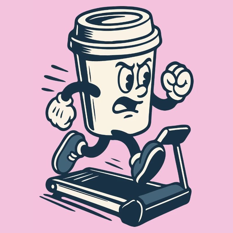 Caffeinated Sprint Coffee Cup