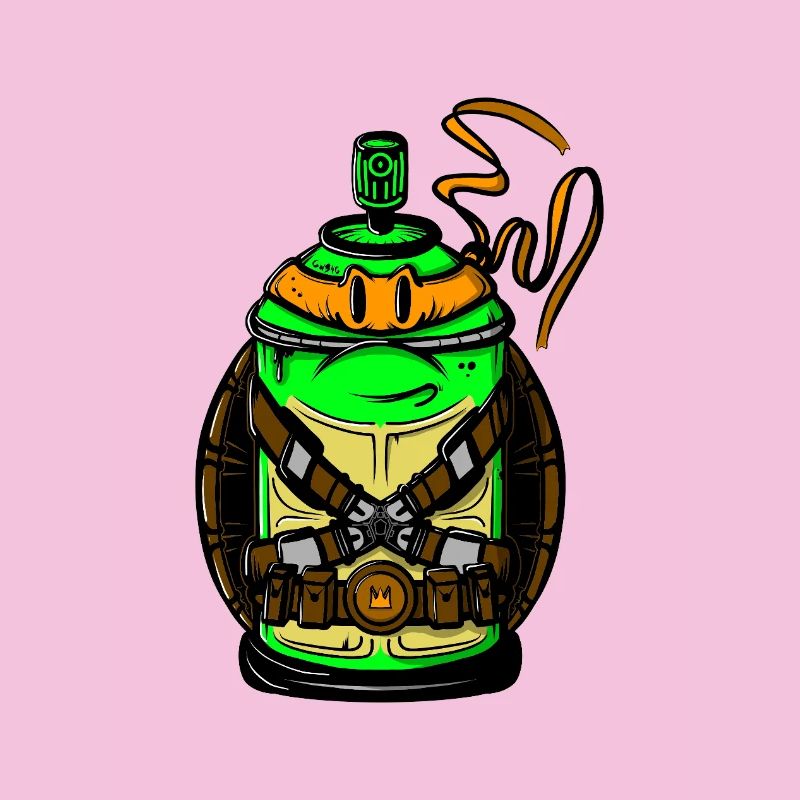 Neon Grün Spraygrenade Outfit