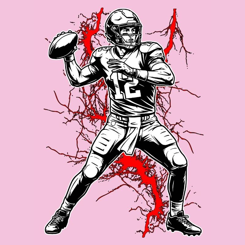 Quarterback im Blitzgewitter