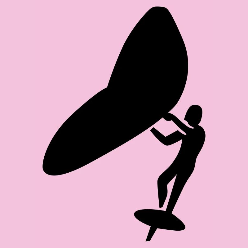 Wingfoil minimalistic logo