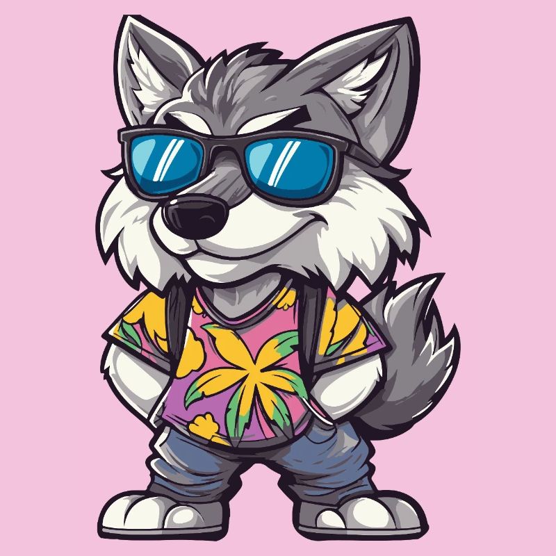 Wolf Comic Vacation