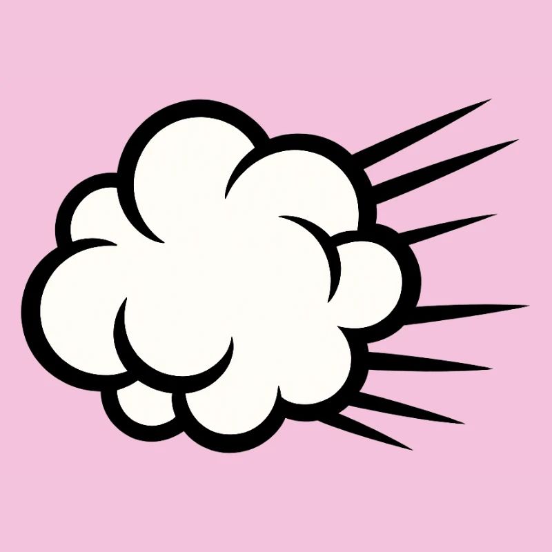 Cloud Burst Cartoon