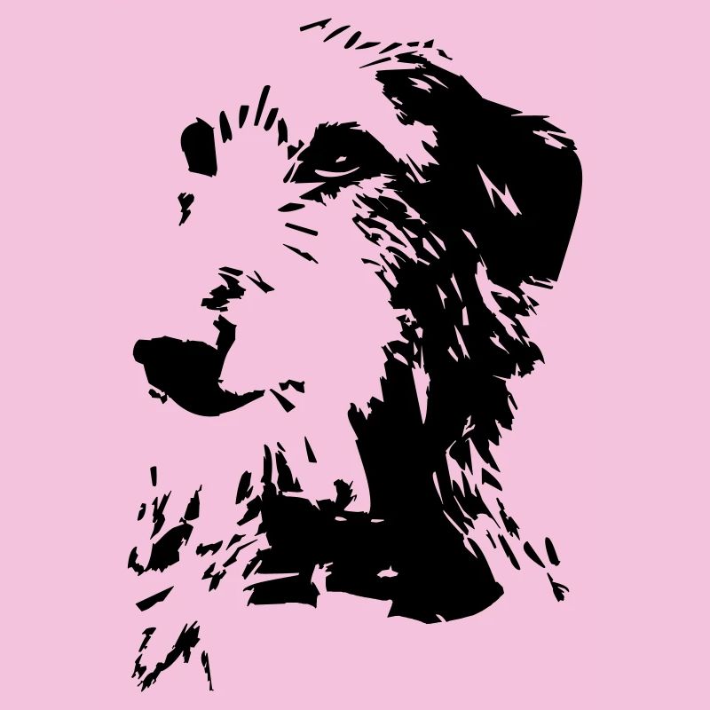 Tête écossaise de Deerhound