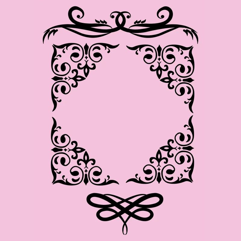 Frame frame decoration diamond-shaped opening