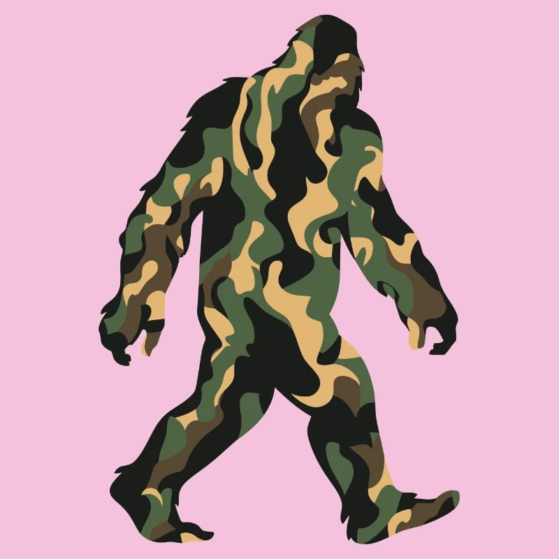 Camouflage Sasquatch Stride