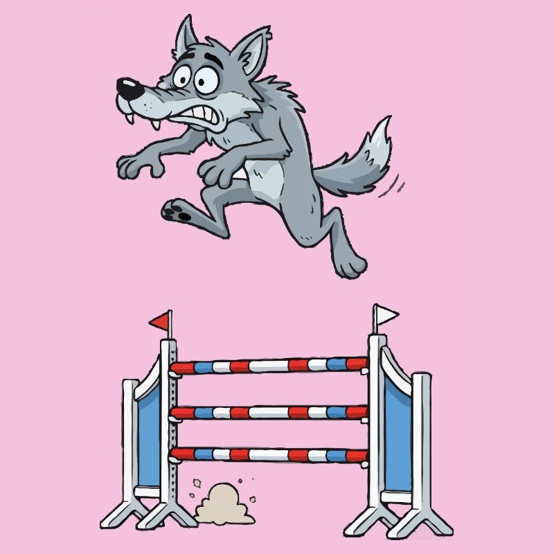 Wolf jumping champion