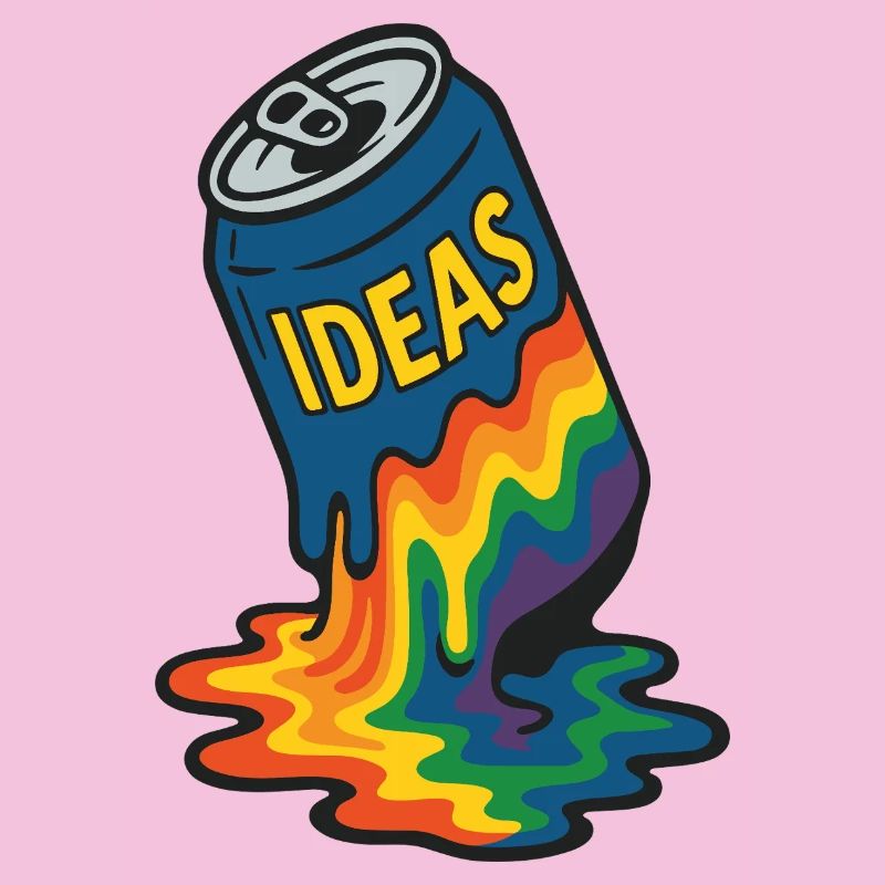 Melting Rainbow Ideas Can