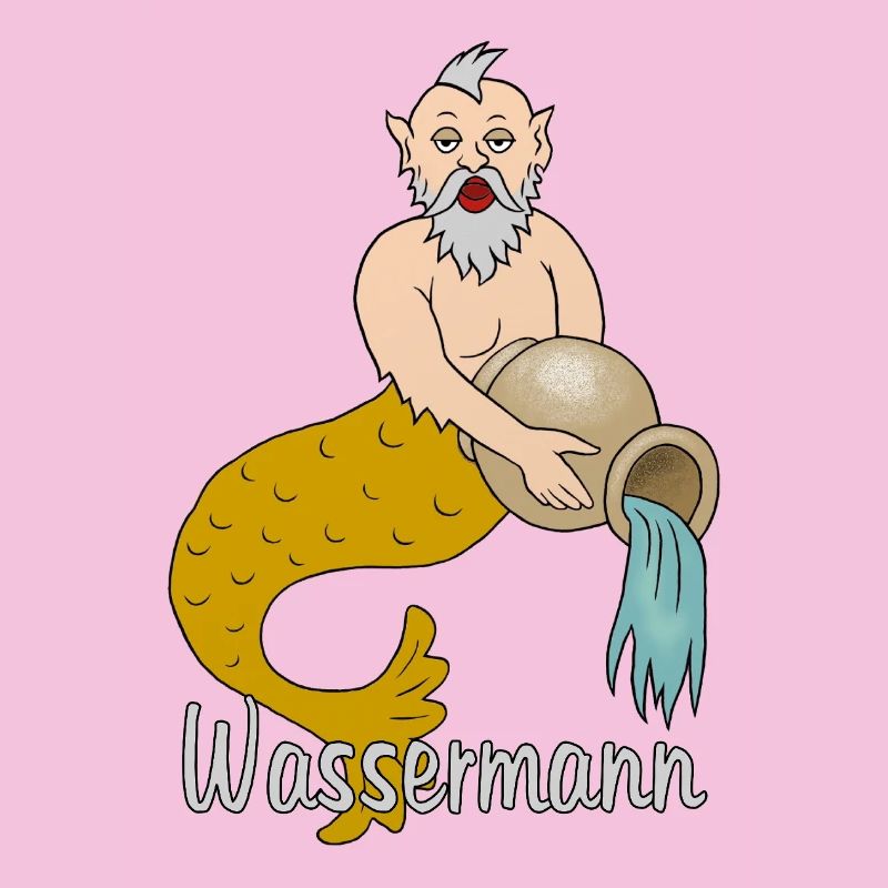 Sternzeichen Wassermann mit einem Krug