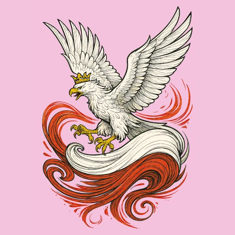 Poland Polska Eagle Epic Flag Flag Gift