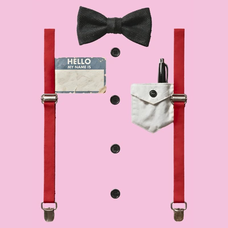 Vintage Dapper Set mit Hosenträgern