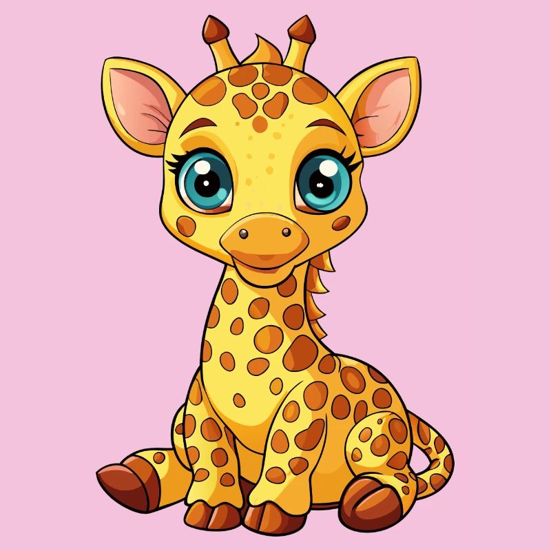 Sitzende Giraffen