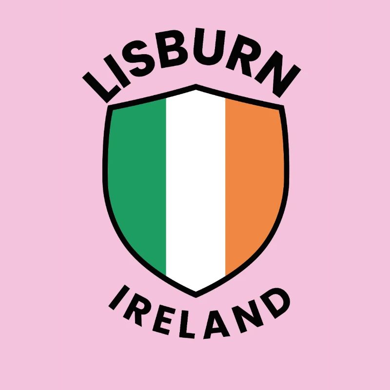 Lisburn-Flagge Irlands Schild