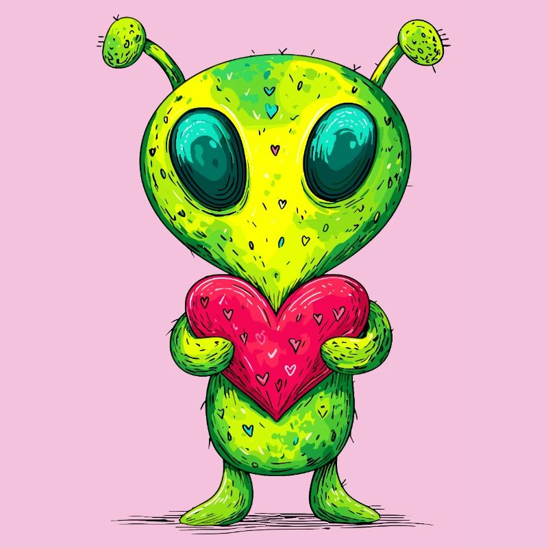 Alien mit Herz