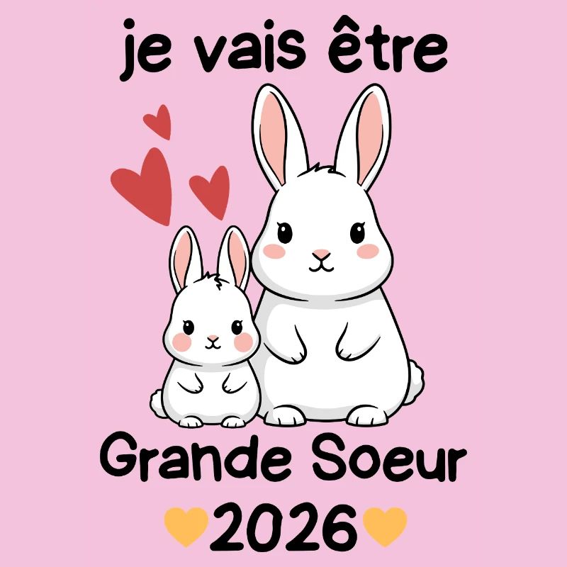 Zukünftige große Schwester 2026 Ich werde eine große Schwester sein