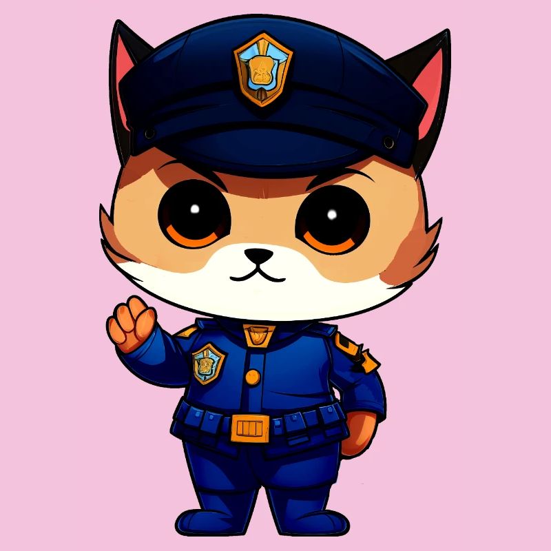 Policier chat