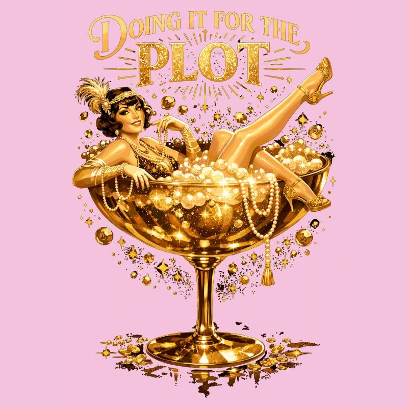 Golden Flapper: Doing it for the Plot Art