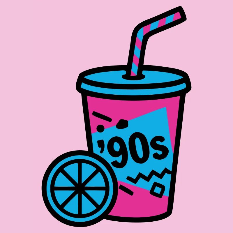 90s Retro Becher Slush Sommer