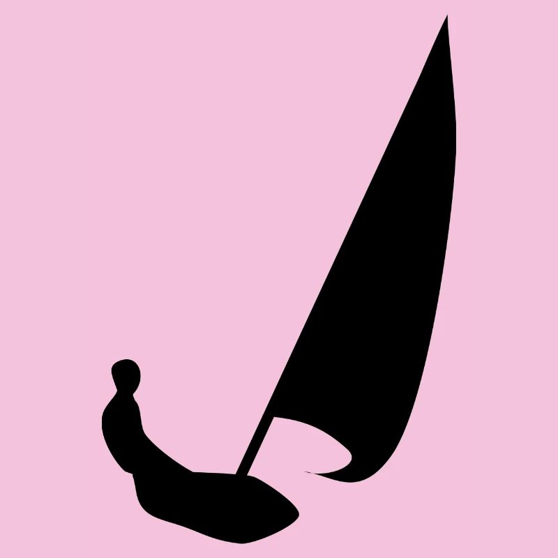 Abstract sailor in black and white