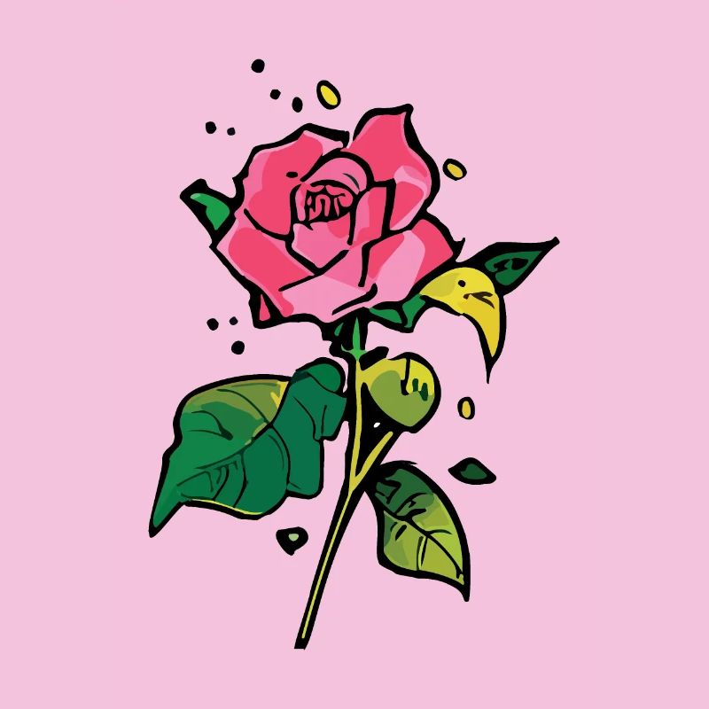 Eine hübsche Rose