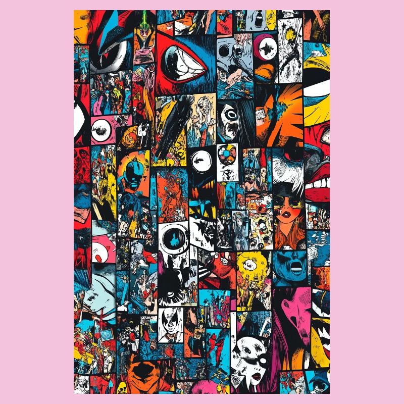 Kaleidoskop Comic-Collage