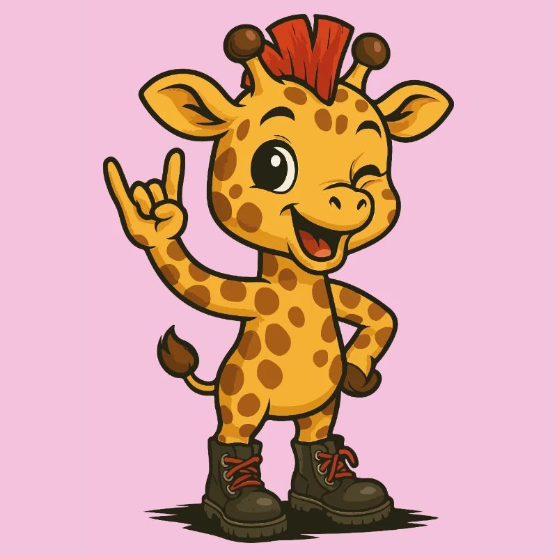 Punk Rock Giraffe