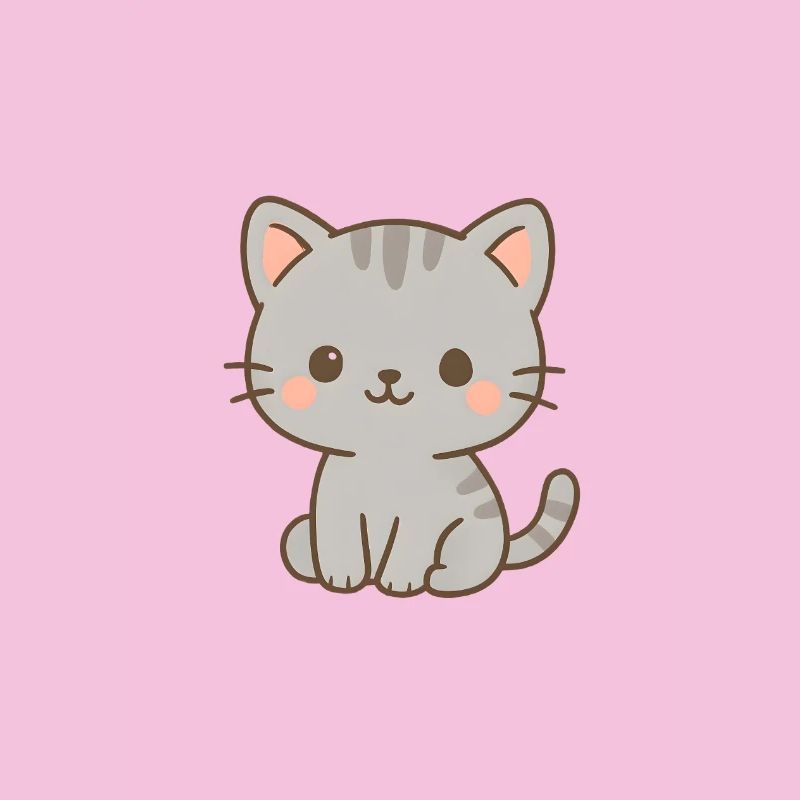 Conception de motif électrique de chat mignon