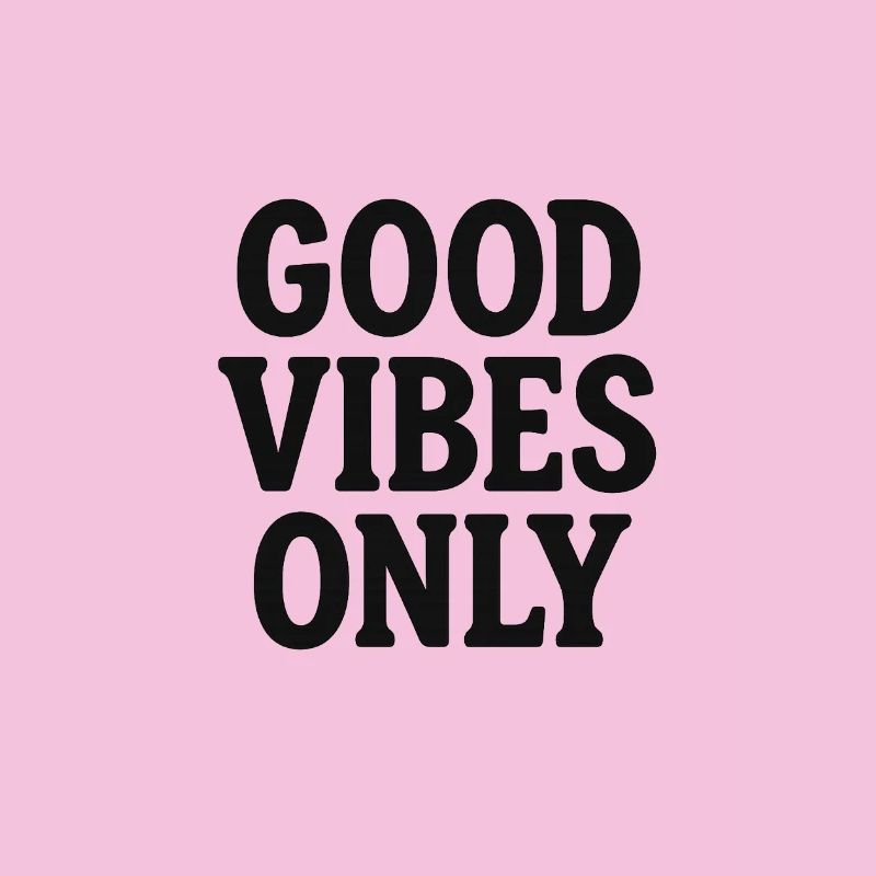 Vibes Only Retro Typography | Positive State