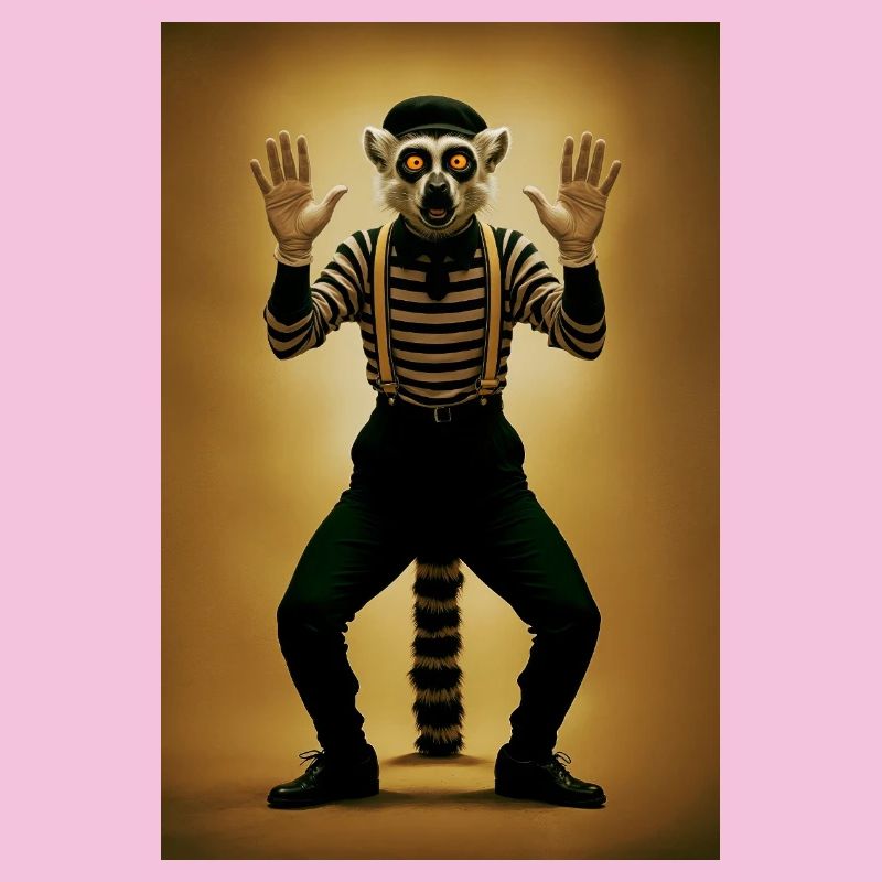 Lemur Humanoid Mime