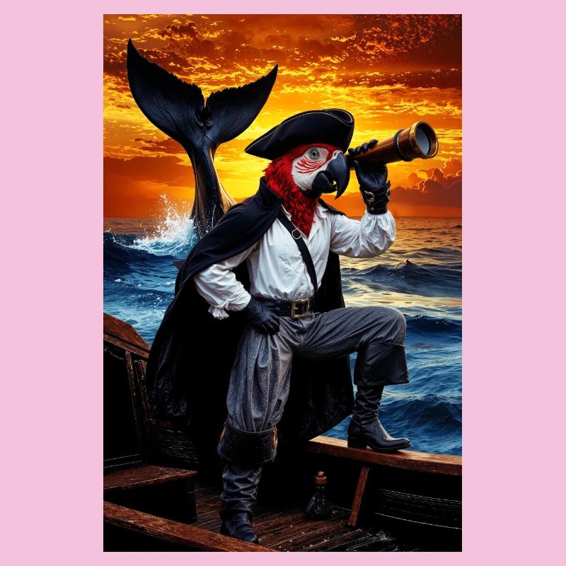 Pirate Humanoid Parrot