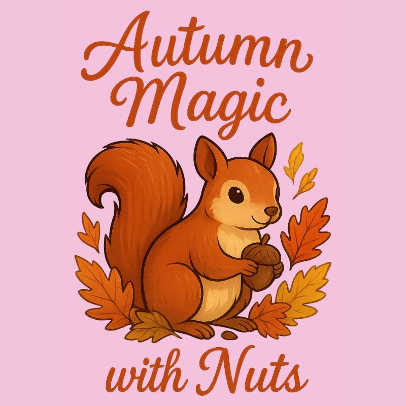 Herbstzauber mit Nüssen – Süßes Eichhörnchen