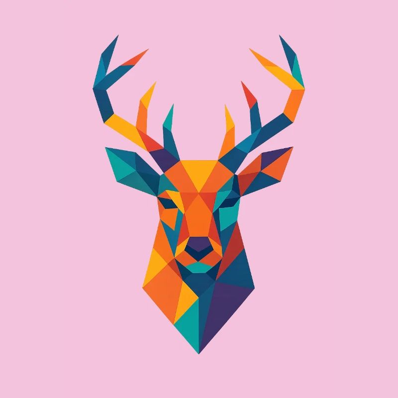 Tête de cerf | Impression de cerf / Impression / Design