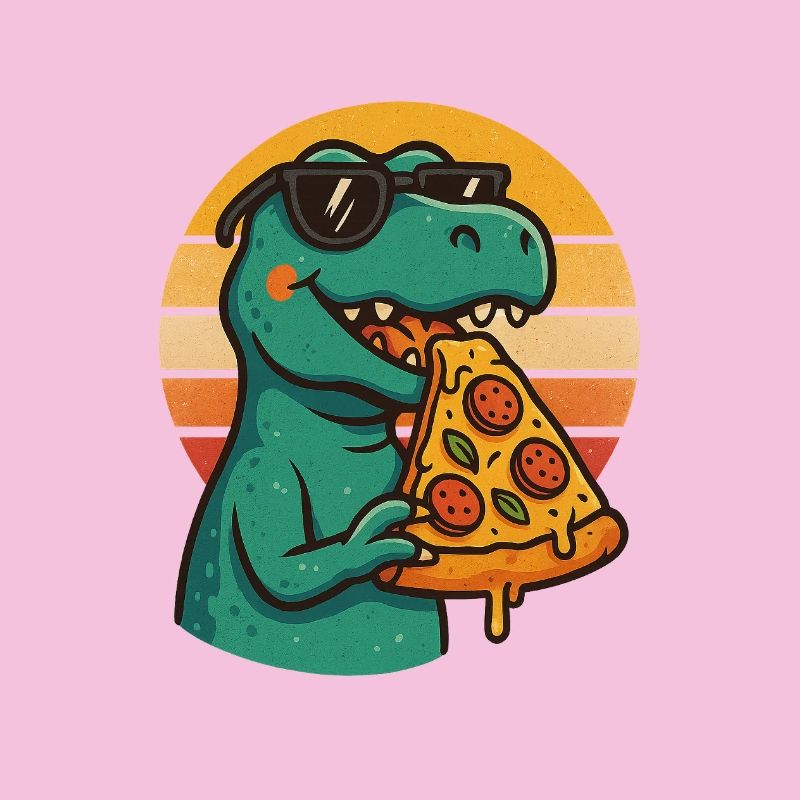 Pizza Saurus Retro