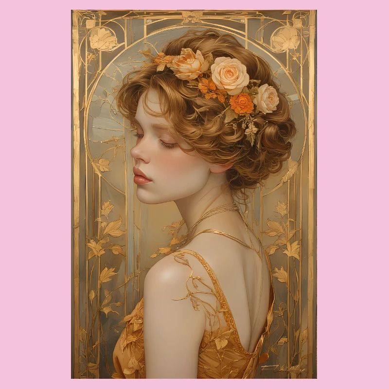Beauté éternelle – huile sur toile