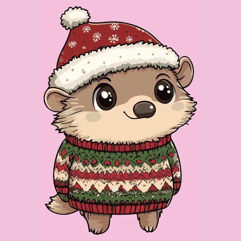 Igel Weihnachten