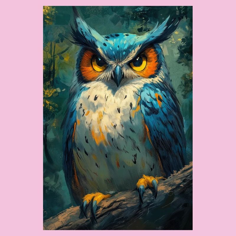 Illustration einer Eule