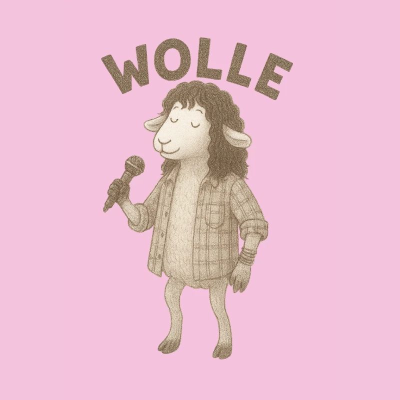 Wool Sheep with Microphone
