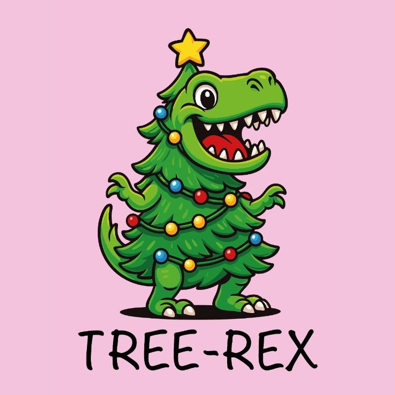 Tree-Rex – Süßer Cartoon Dino