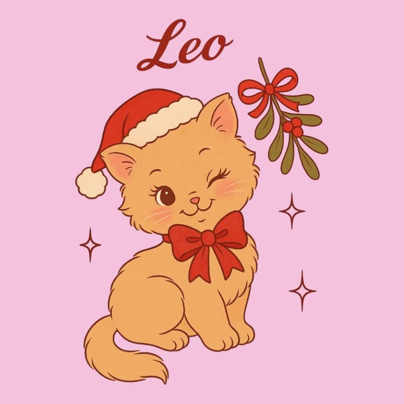 Weihnachtskätzchen Leo