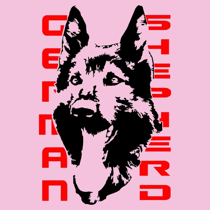 Beautiful German Shepherd Head