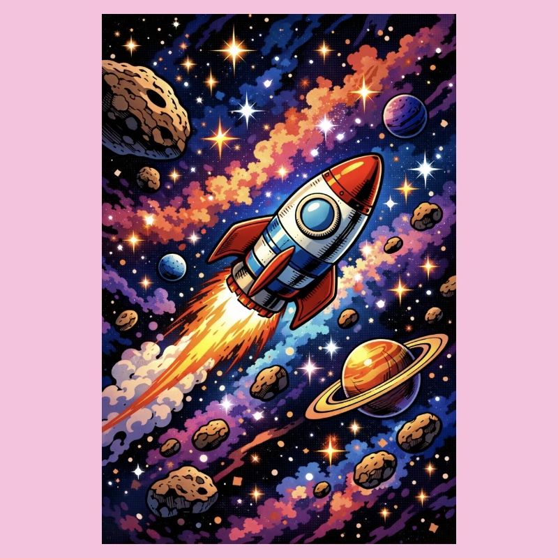 Rocket flight through cosmos