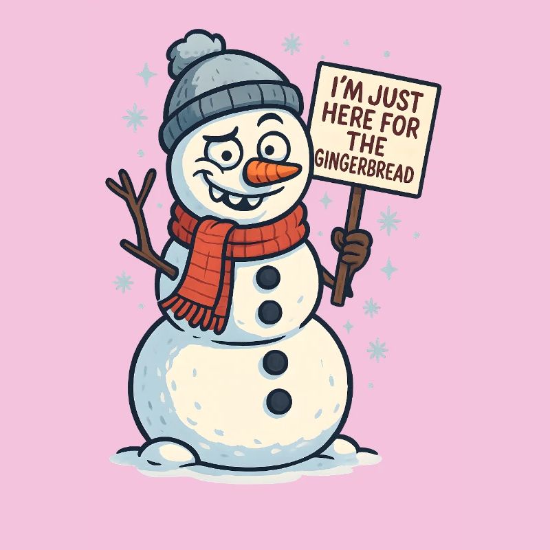 Gingerbread Schneemann Spruch