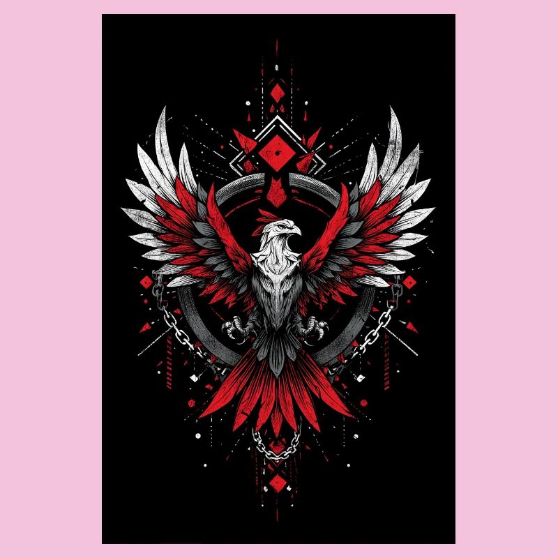 Flame Phoenix Geometric Power