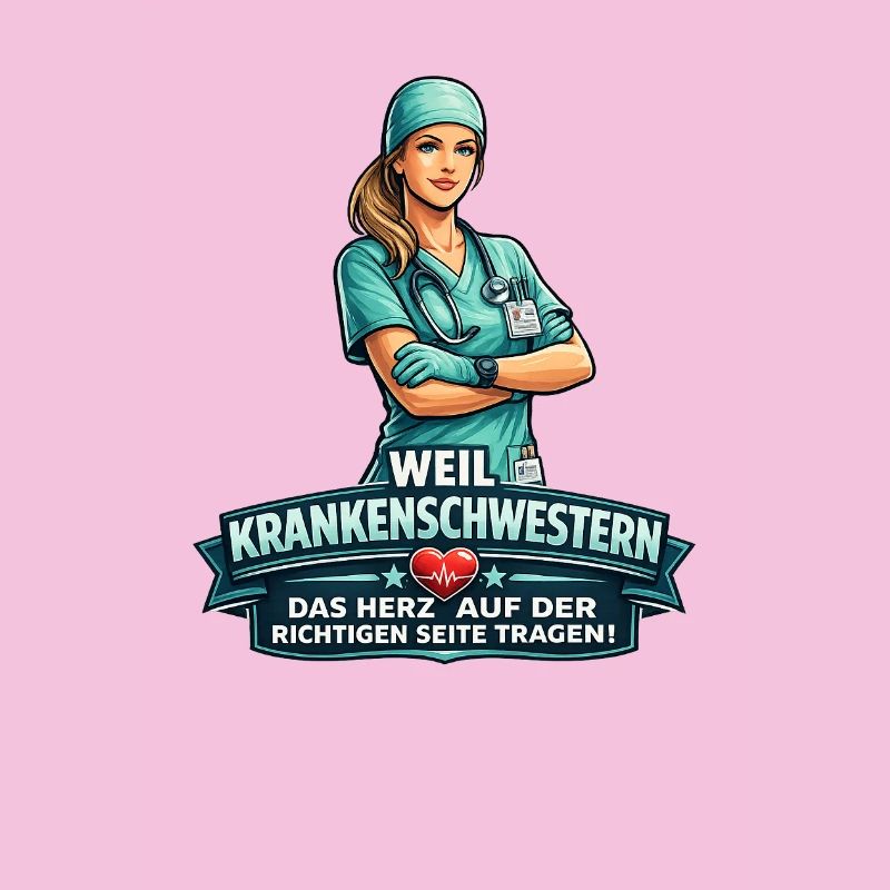 Krankenschwester Herzseite Design