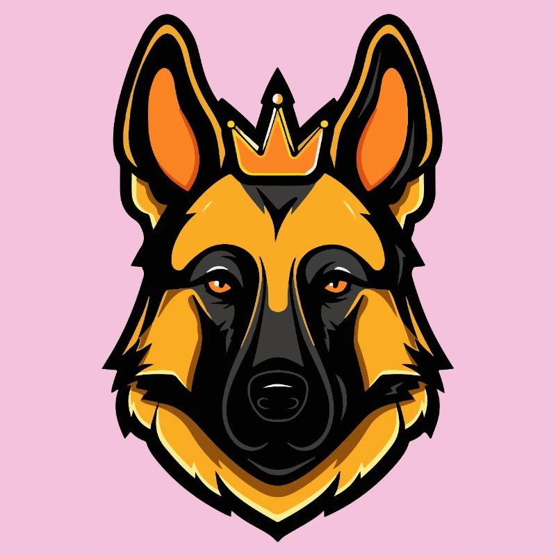 Schäferhund Hund Krone