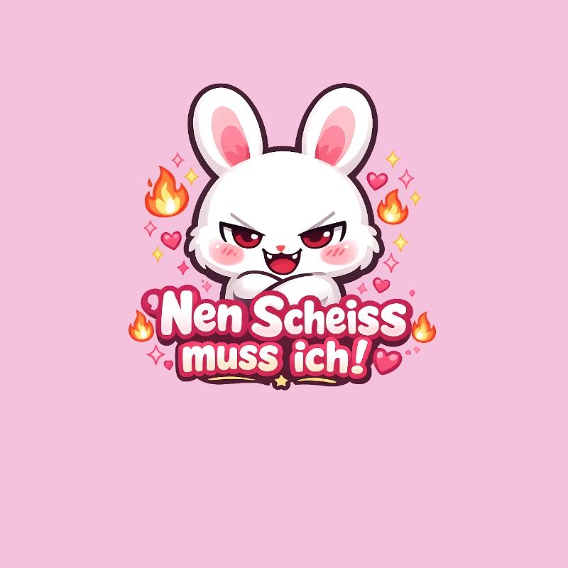 Nen Scheiss muss ich frecher Spruch