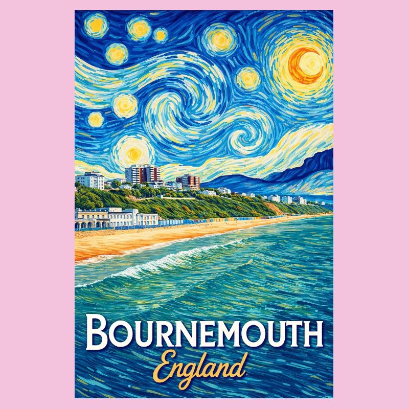 Bournemouth England Starry Night