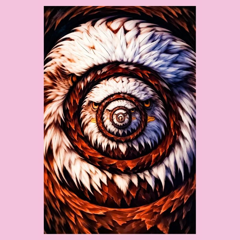 Spring Spiral with Spring Patterns