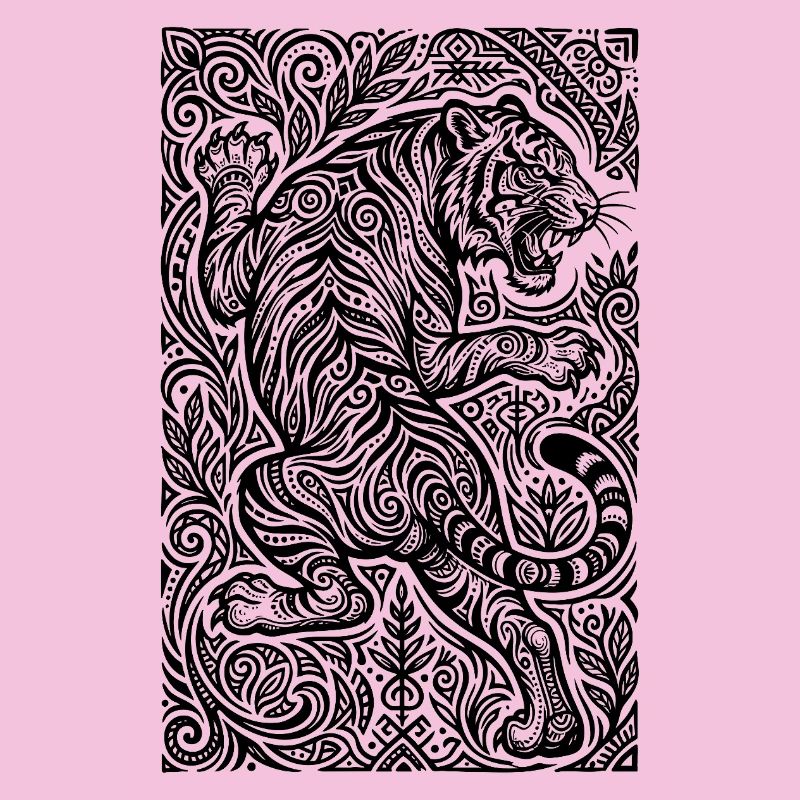 Tiger Ornament Pattern