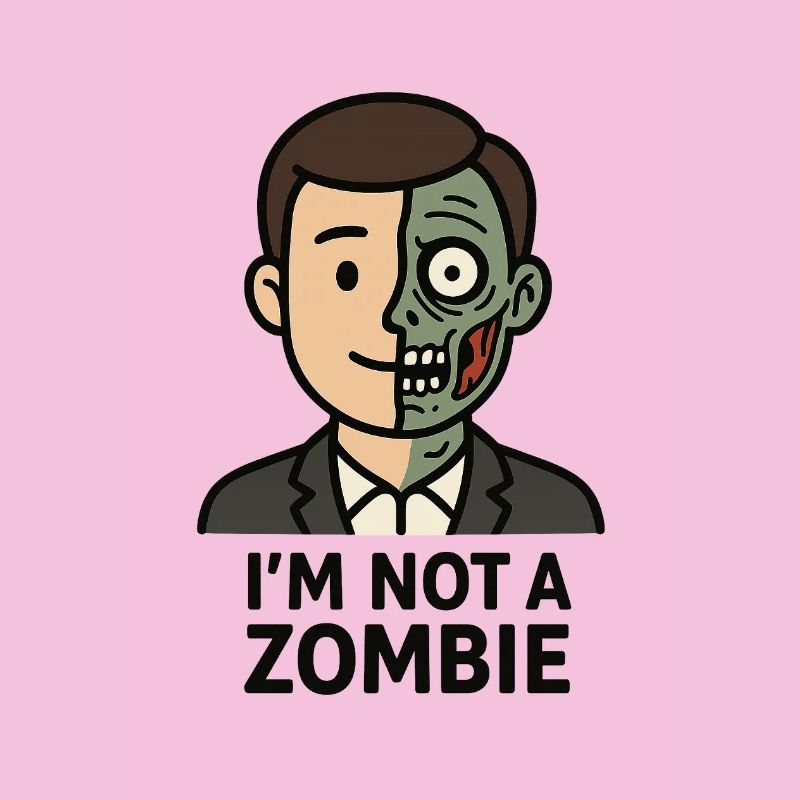 Half Human Half Zombie