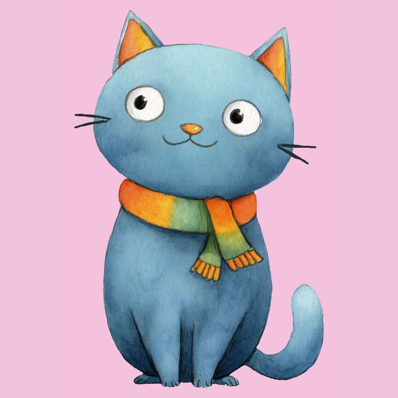 Little cat magic tale style